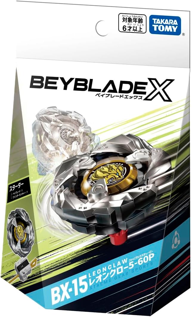 CLEARANCE BEYBLADE X BX-15 Starter LeonClaw 5-60P OCTOBER RELEASE
