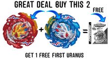 Load image into Gallery viewer, IN STOCK -Beyblade Burst Ultimate Super Hyperion MR.Tp.Xp-2 + King Helios MR.Gg.Zl-10 -GET FIRST URANUS FREE