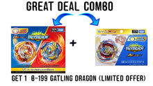 Load image into Gallery viewer, IN STOCK-Beyblade Burst B-205 Beyblade VS Set COMBO + Get B-199 Gatling Dragon Limited Offer
