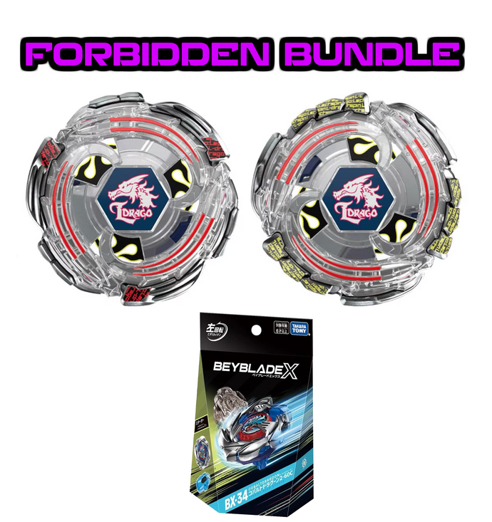 FINAL ONE FORBIDDEN BUNDLE! Cobalt Dragoon + Beyblade X BX-00 Short Random Booster L-Drago FULL SET RANDOM BOOSTER SEPTEMBER