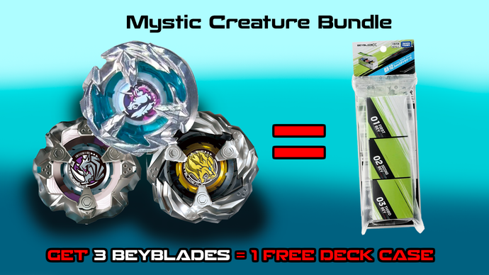PRE ORDER Mystic Creature Bundle UnicornSting + LeonClaw + Rhino Horn + 1 FREE DECK CASE (BX-26, BX-15, BX-19)