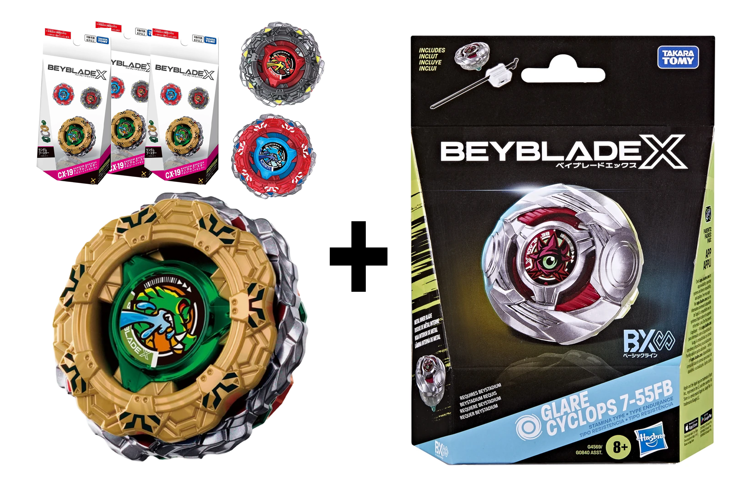 FULL CX-19 Croco Tread Set + Glare Cyclops (Hasbro) – Mall of Beys