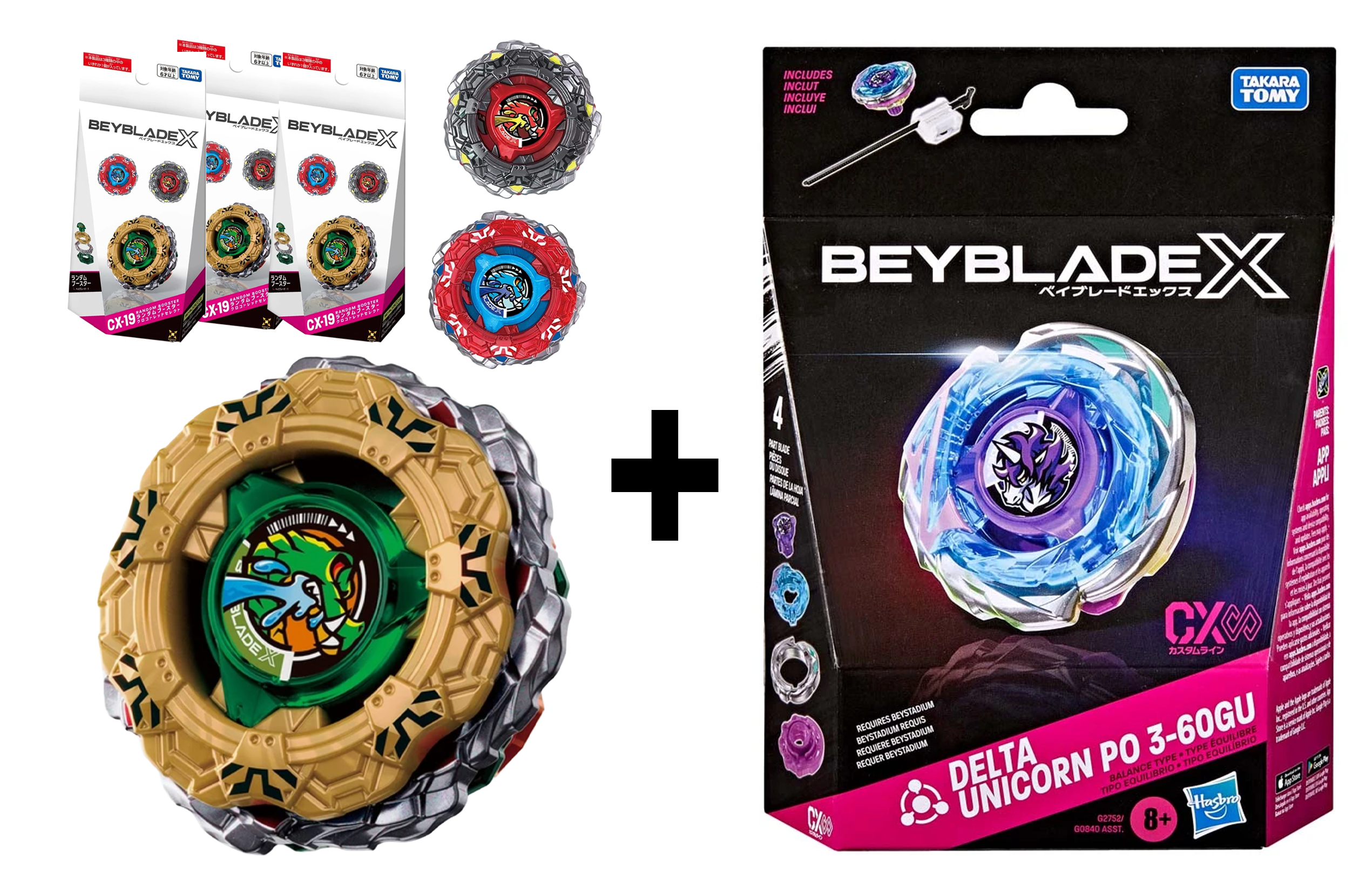 FULL CX-19 Croco Tread Set + Delta Unicorn (Hasbro) – Mall of Beys
