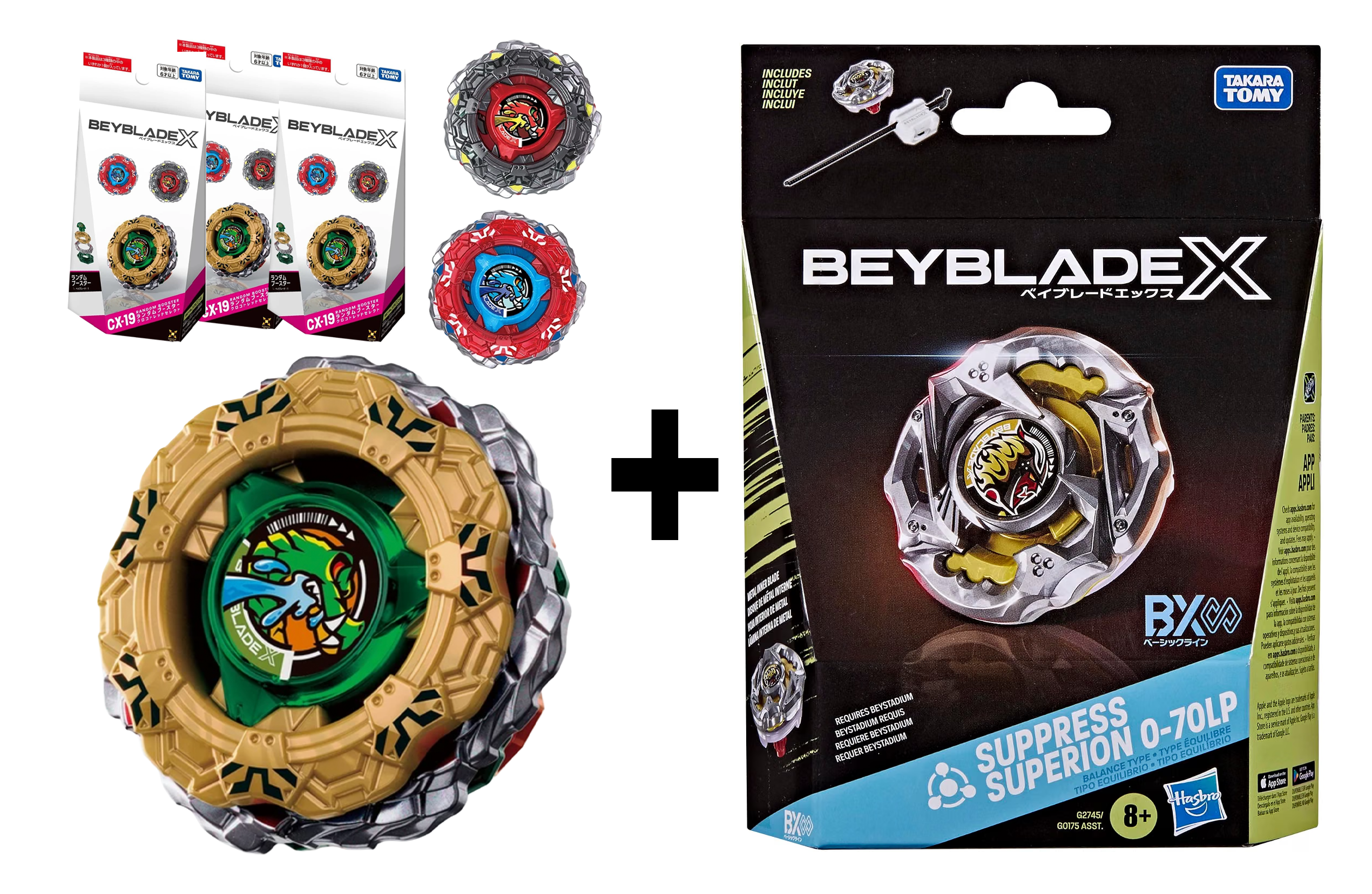 FULL CX-19 Croco Tread Set + Suppress Superion (Hasbro) – Mall of