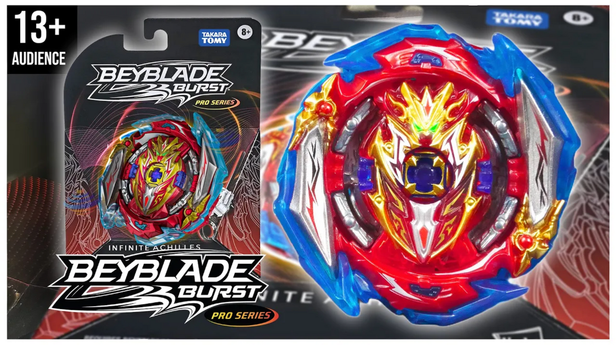 Beyblade Burst Pro Series Infinite Achilles WAVE 9 Spinning Top Starte ...