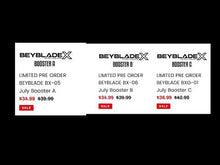 Load and play video in Gallery viewer, SOLD OUT LIMITED PRE ORDER BEYBLADE BX STARTER COLLECTION - FREE  B-00 HELLO KITTY
